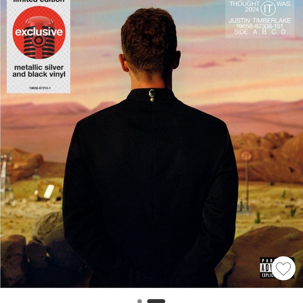 Justin Timberlake Limited Edition Vinyl
